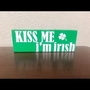 Saint Patrick’s Day wood block